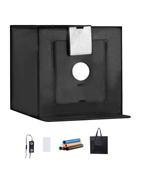 Caja de Luz Fotográfica Happybuy 50x50cm 160 LED 3000-5600K