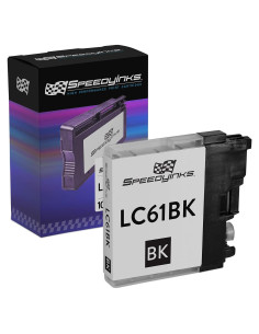 Cartucho de Tinta Negro Compatible SPEEDYINKS LC61BK para Brother