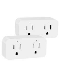 Enchufe Inteligente Doble QIACHIP 16A WiFi 2 Pack Ewelink