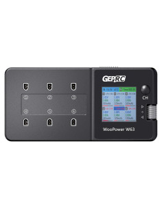 Cargador de Batería 1S GEPRC W63 6 Puertos Carga Rápida 3A