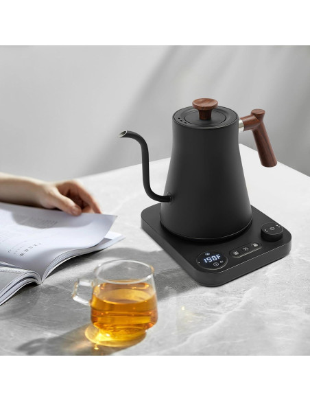 Hervidor Eléctrico Treliamd Cuello de Ganso 1200W Negro