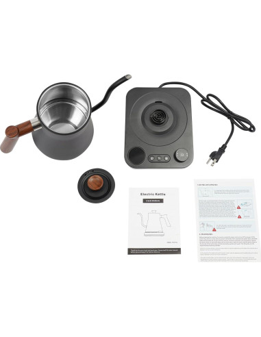 Hervidor Eléctrico Treliamd Cuello de Ganso 1200W Negro