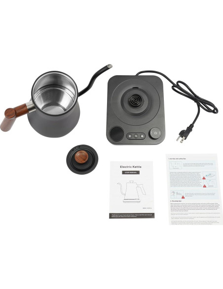 Hervidor Eléctrico Treliamd Cuello de Ganso 1200W Negro