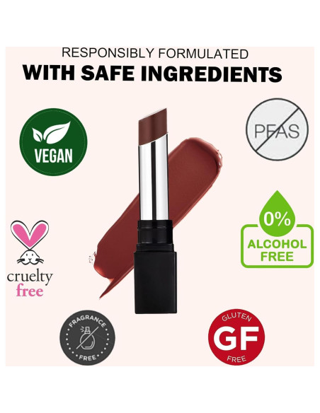 Bálsamo Labial Hidratante Transparente POPCODE Rosa Negra 17.8g