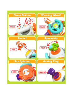 Cubo de Actividades Montessori Kidific para Niños 1-3 Años 2