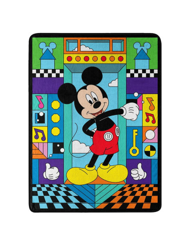 Manta Micro Raschel Mickey Mouse Northwest 116x152 cm