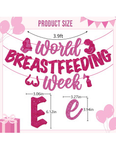 Banner Decorativo Semana Mundial de la Lactancia Firefairy 2