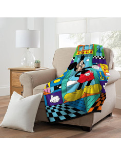 Manta Micro Raschel Mickey Mouse Northwest 116x152 cm 2
