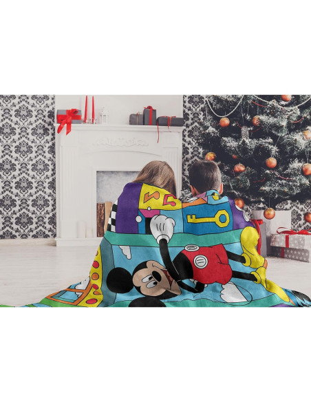 Manta Micro Raschel Mickey Mouse Northwest 116x152 cm