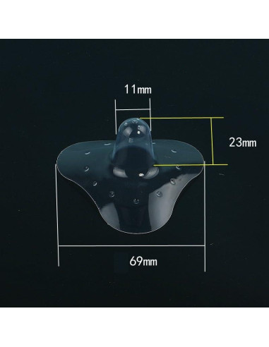 Protectores de Pezones para Lactancia Premium Nippleshield 20mm - 2 Piezas