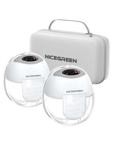 Extractor de Leche Materna NICEGREEN S32 Eléctrico Doble 24mm