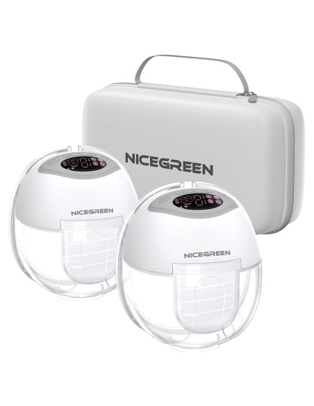 Extractor de Leche Materna NICEGREEN S32 Eléctrico Doble 24mm