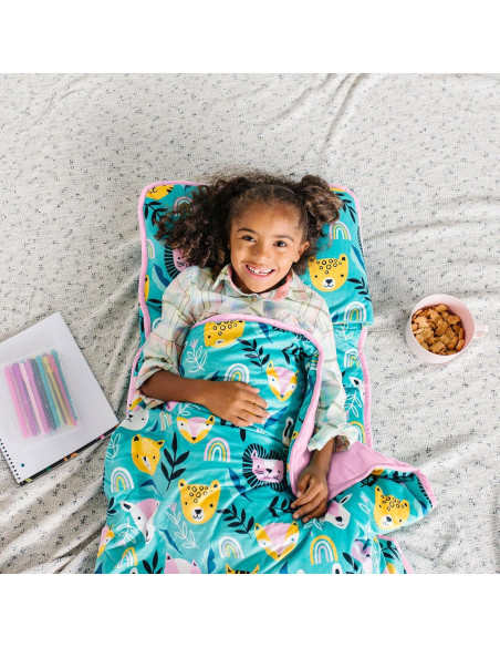 Alfombra de Siesta de Peluche Wildkin - Animal de Fiesta 146x51cm