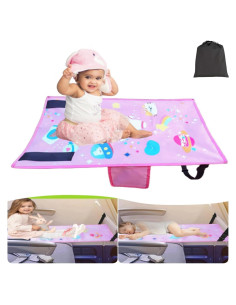Cama de avión portátil para niños Rdttlv 95x45 cm rosa