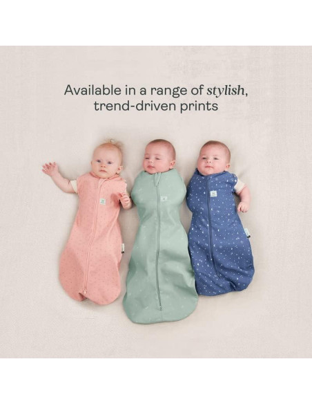 Saco de Sueño ergoPouch 0.2 TOG - Bebés 0-3 meses Hoja Sonrosada