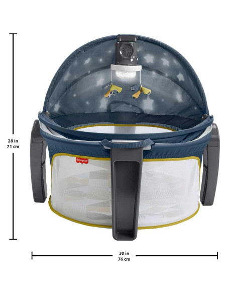 Cuna portátil Deluxe Fisher-Price HNB35 con proyector y música