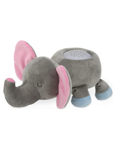 Peluche Sonoro Elefante Nuby con Luz Nocturna y 10 Canciones