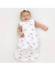 Saco de Sueño Woolino Mariposa 6-18 Meses Lana Merino 2