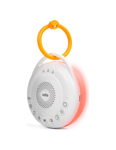 Máquina de Ruido Blanco Portátil Zello Pro | 30 Sonidos | Luz Nocturna