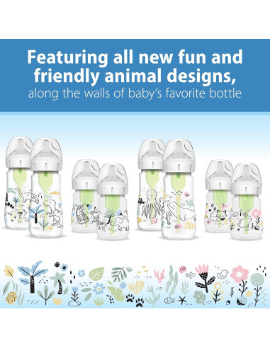 Biberón Anti-Cólico Dr. Brown's 9oz (270mL) 2-Pack Dino