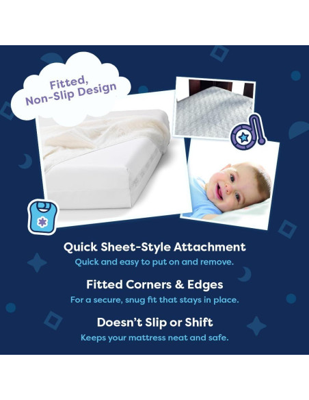 Cubierta de colchón impermeable Moonlight Little Dreamer 61x97cm