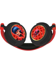 Auriculares Estéreo Lexibook HP015MI Tikki Ladybug Plegables 2