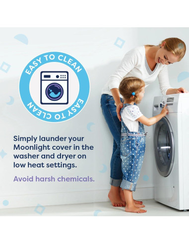 Cubierta de colchón impermeable Moonlight Little Dreamer 61x97cm