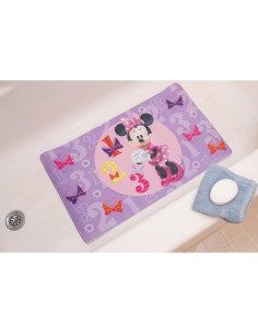 Alfombrilla de baño antideslizante Disney Minnie Mouse Rosa 2