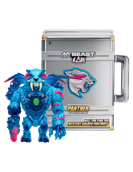 Figura Coleccionista Panther MrBeast Lab 15.8cm Articulada