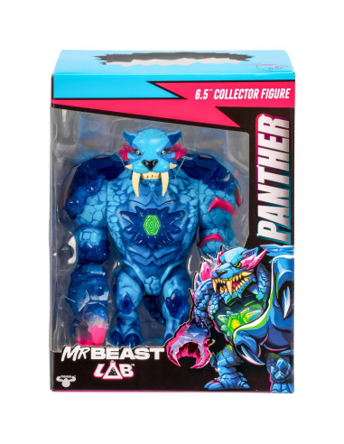 Figura Coleccionista Panther MrBeast Lab 15.8cm Articulada
