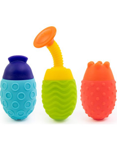 Conjunto de Tazas Flexibles Sassy y EZ Squeezies 6 piezas 2