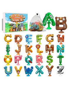 26 Juguetes de Baño ONKULL para Aprender Letras 3-12 Años