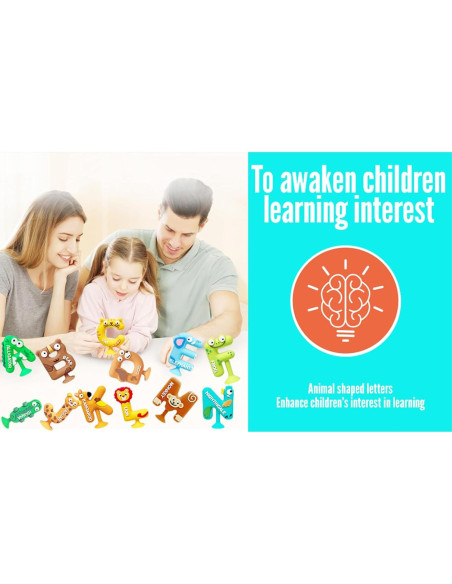 26 Juguetes de Baño ONKULL para Aprender Letras 3-12 Años