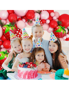 Kit de Arco de Globos de Fresa 154 Pcs - Decoración Fiesta Cumpleaños 2