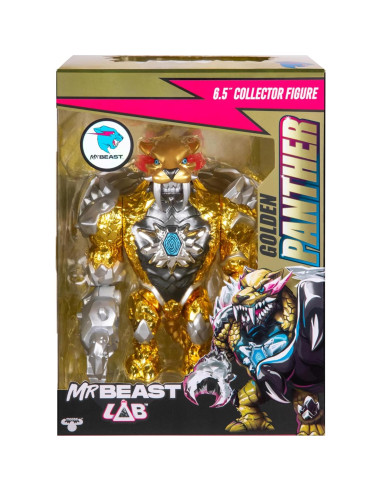 Figura Coleccionista Panther MrBeast Lab 15.8cm Articulada