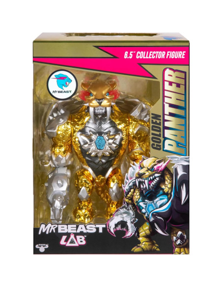 Figura Coleccionista Panther MrBeast Lab 15.8cm Articulada