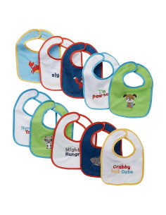 Conjunto de 10 Baberos Resistentes al Agua Neat Solutions