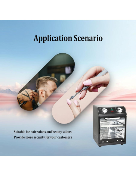 Esterilizador de Calor Seco Henlivy 8L 220C con Temporizador