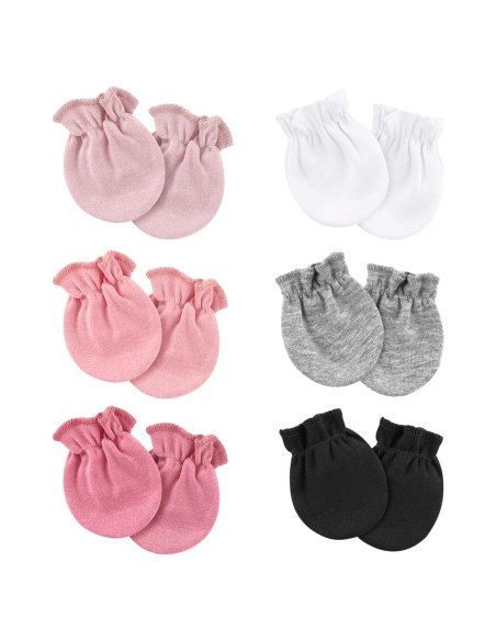 Manoplas de Algodón Orgánico para Bebés 0-6 Meses AQOKKA