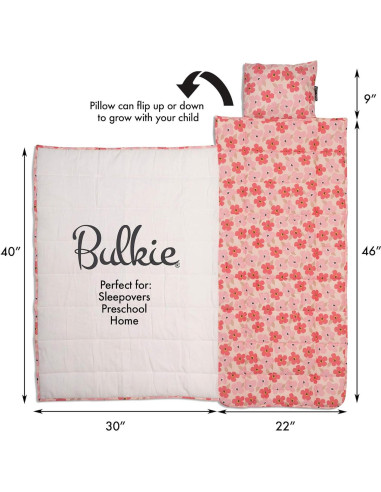 Manta de Siesta Urban Infant Bulkie Amapolas 2-7 Años