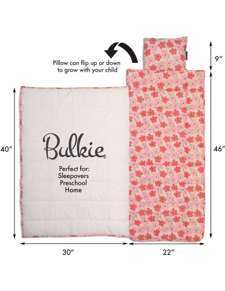 Manta de Siesta Urban Infant Bulkie Amapolas 2-7 Años