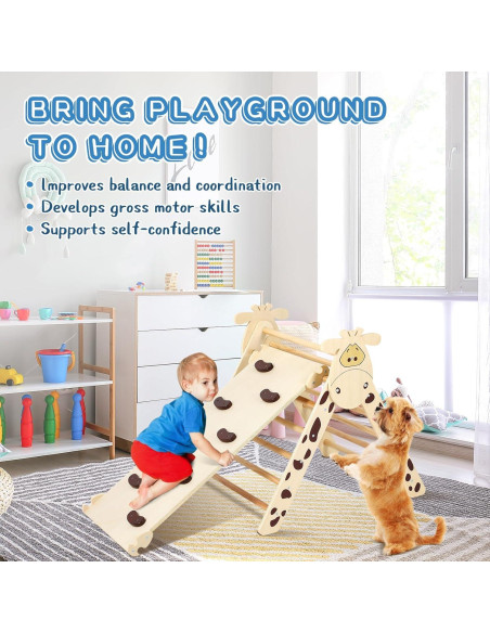 Conjunto de Escalada Pikler Dollate 5 en 1 para Niños Conjunto de Escalada Pikler Dollate 5 en 1 para Niños