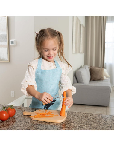Set de Cocina de Madera para Niños - 6 Piezas Montessori