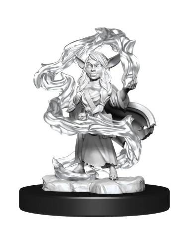 Miniaturas Sin Pintar WizKids Hechicera Goblin y Pícaro 28mm