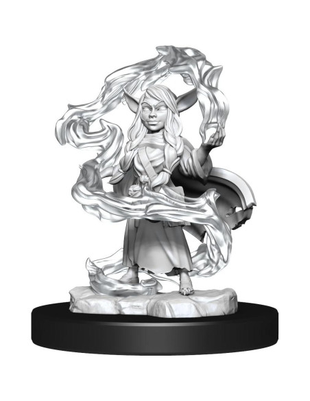 Miniaturas Sin Pintar WizKids Hechicera Goblin y Pícaro 28mm