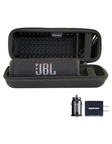Funda Dura EVA para Altavoz JBL Flip 6 + Cargador Pared/Coche