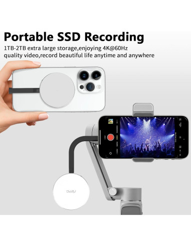 SSD Portátil Aiffro P10 2TB USB 3.2 Gen 2x2 Tipo-C