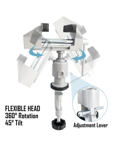 Prensa de Mesa Universal Sutekus 3" (7.62 cm) con Giro 360