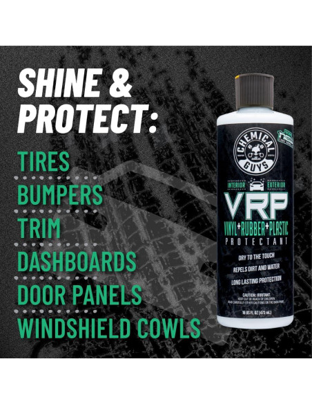 Chemical Guys VRP Protectante Vinilo y Goma 473 ml Aroma Nuevo