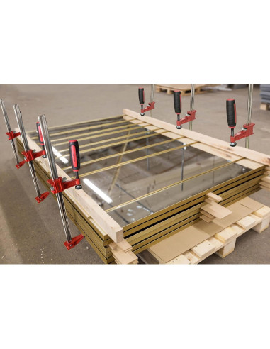 Juego de Abrazaderas F HimaPro 24" Acero 600 kg 2 Pzas